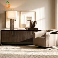 Canapé d'angle en cuir personnalisable pour salon, style abri, avec accoudoirs, coussins moelleux et cadre en bois, idéal pour villa et appartement