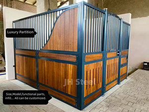 Chuồng ngựa vĩnh viễn ngoài trời gian hàng hộp mặt trước cửa bán chuồng ngựa ổn định bảng điều khiển - Product Image 2