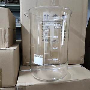 <span class=keywords><strong>10000</strong></span> मिलीलीटर मोटी दीवार बोरोसिलिकेट ग्लास स्नातक बीकर स्नातक की डिग्री - Product Image 2