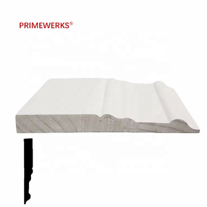 PRIMEWERKS Bois Architrave Moulures Doigt Joint Apprêté Plafond Corniche Moulure Apprêté Panneaux Muraux Décoratifs - Product Image 2