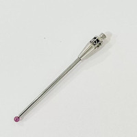 Sonde de mesure CMM A-5003-0047, pointe en acier inoxydable avec boule en rubis, tige en carbure de tungstène