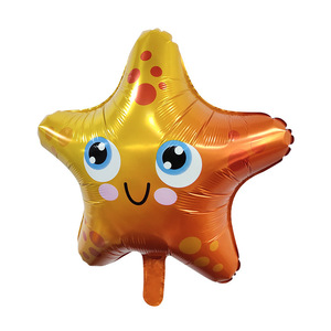 Ensemble de ballons numérotés sur le thème de l'océan, animaux du monde sous-marin de dessin animé, décoration d'anniversaire pour enfants, ballons pour baby shower, vente en gros - Product Image 6
