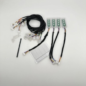 Barres lumineuses <span class=keywords><strong>LED</strong></span> RGB pour voiture de 110 cm, éclairage d'ambiance, symphonie d'ambiance, décoration intérieure de voiture avec fonction de synchronisation musicale 12V - Product Image 2