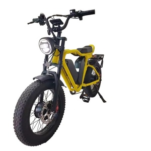 Phanh Thủy Lực 20 Inch 4.0 FatBike Giảm Xóc Toàn Bộ EBike 1000W X2 Động Cơ Kép 22Ah * 2 Lốp Xe Đạp Điện Chất Béo - Product Image 1