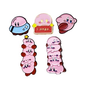 Broche <span class=keywords><strong>de</strong></span> <span class=keywords><strong>Kirby</strong></span> <span class=keywords><strong>de</strong></span> dibujos animados, insignia creativa <span class=keywords><strong>de</strong></span> moda con técnica <span class=keywords><strong>de</strong></span> goteo <span class=keywords><strong>de</strong></span> aceite, decoración para mochila <span class=keywords><strong>de</strong></span> hombre y mujer, en stock - Product Image 5