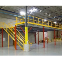 Étagère échelle penchée personnalisée rayonnage de plancher mezzanine prix de gros plate-forme grenier industriel