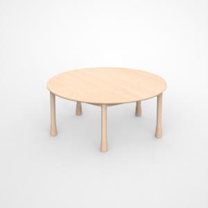 Nhà Máy <span class=keywords><strong>Mfc</strong></span> Daycare Đồ Nội Thất Có Thể Điều Chỉnh Chiều Cao Bàn Cho Sinh Viên Bằng Gỗ Màu Sắc Giáo Dục Trường Bàn Tròn - Product Image 2