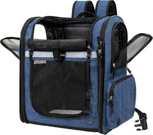 Free sample <b>Cat</b> <b>Carrier</b> for <b>Large</b> <b>Cats</b> 20 lbs,Medium Pet Under 25 lbs,2 Puppy and Small Dogs with Unique Side Bag - Product Image 1