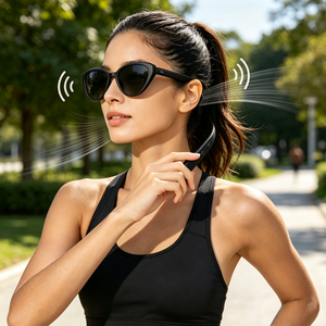 <span class=keywords><strong>Lunettes</strong></span> de soleil intelligentes sans fil <span class=keywords><strong>tendance</strong></span>, avec fonction d'appel et écouteurs intégrés, pour la conduite et le cyclisme, pour hommes et femmes - Product Image 4