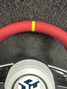 Volant en cuir pour Audi A3 8V A6 C7 C6 <span class=keywords><strong>S3</strong></span> A5 A4 B8 B9 Q7 Q5 RS3 A7 TT S8 Q8 S4 A8 RS7 S5 S6 S7 - Product Image 5