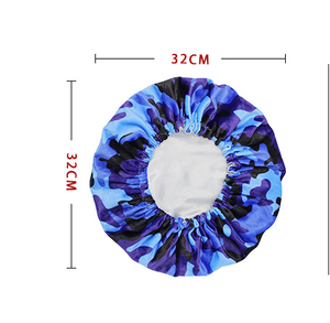Velvet <b>Bonnets</b> With Inner of Satin Sleeping Silk Sleep Cap Double Layer <b>Bonnet</b> <b>for</b> Curly <b>Hair</b> Night - Product Image 4