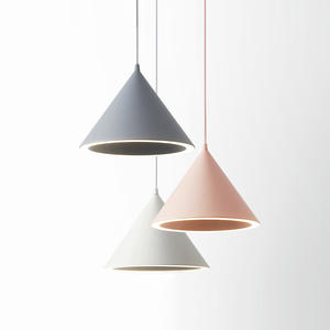 Lustre de <span class=keywords><strong>restaurant</strong></span> macaron post-moderne nordique bar unique salon chambre créatif cône halo suspension lampe - Product Image 4