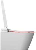 Toilette murale intelligente sans rebord et intelligente pour bidet Cuvette de toilette design moderne