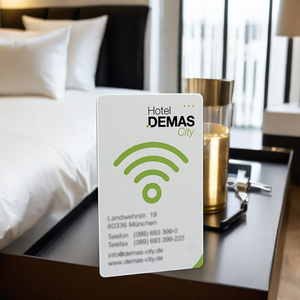 Tarjeta de PVC Personalizada con Mini Etiqueta NFC RFID, Llave Inteligente de Control de Acceso para Hoteles, Función Sin Contacto y Diseño Impreso - Product Image 4