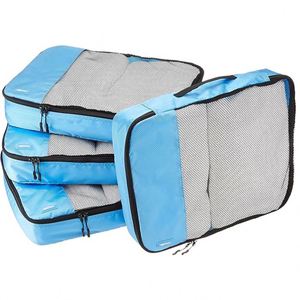 Juego de Organizadores de Equipaje de Viaje, Cubos de Embalaje de Poliéster Oxford Impermeables y Modernos, con Cierre de Cremallera Superior y Diseño con Patrones - Product Image 1