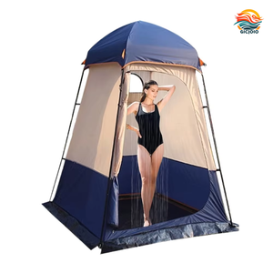 Tente de douche extérieure, tente de change pour la plage, tente de camping et de pêche, tente de change de modèle, tente de douche mobile, imperméable et résistante à la pluie - Product Image 2