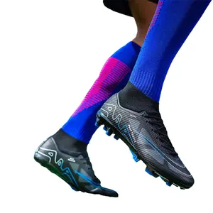 Los mejores tacos de fútbol de malla superior para hombre, botas de fútbol para hombre Unisex, tacos de fútbol de césped artificial para hombre de China