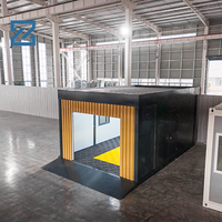 Maison conteneur préfabriquée moderne à un étage, certifiée ISO9001 CE, personnalisée en usine, pour extérieur, type garage, en kit