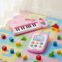 Piano Keyboard Alphabet Preschool Match Developmental Toy Musical Instrument English Learning Machine for Baby
