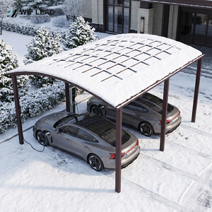 Estructura de Aluminio Permanente Resistente con Paneles de Policarbonato Transparentes y Protección UV para Estacionamiento de Autos en Jardín - Product Image 6