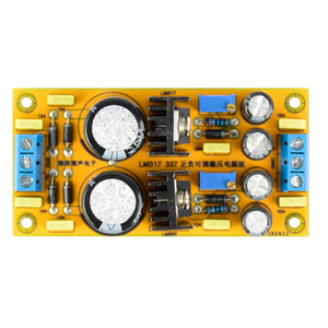 Placa de fuente de alimentación ajustable <span class=keywords><strong>LM317</strong></span> + <span class=keywords><strong>LM337</strong></span> DC, módulo de fuente de alimentación regulada doble para amplificador DIY - Product Image 3