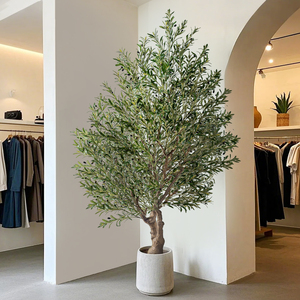 Lớn cao nhân tạo Cây Ô Liu giả thực tế sang trọng trong nhà ngoài trời trang trí nhà cây Giáng sinh trang trí Cây Ô Liu - Product Image 1