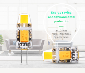 Lampe LED <span class=keywords><strong>G4</strong></span> 0705COB, mini source de lumière spéciale, <span class=keywords><strong>ampoule</strong></span> LED 1,2W AC/DC12V 6500K <span class=keywords><strong>blanc</strong></span> <span class=keywords><strong>froid</strong></span> pour lampe de paysage en cristal - Product Image 3
