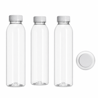 Bouteille d'eau biodégradable en PLA de qualité alimentaire transparente de 350 ml pour la vente en gros, idéale pour l'emballage de sodas, thés, jus et boissons froides