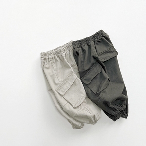 Printemps Automne Garçons <span class=keywords><strong>Pantalon</strong></span> <span class=keywords><strong>Cargo</strong></span> Nouvelles Filles Loisirs Lâche <span class=keywords><strong>Pantalon</strong></span> Large - Product Image 6