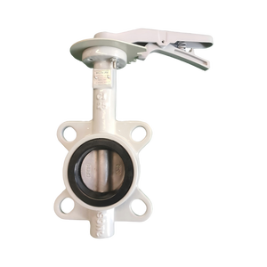 วาล์วผีเสื้อแบบใช้มือจับทำจากอะลูมิเนียมอัลลอยวาล์วผีเสื้อแบบแมนนวลน้ำหนักเบาสำหรับระบายอากาศและท่อน้ำ - Product Image 5