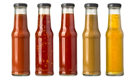 Machine de remplissage Condiments en acier inoxydable, ligne de Production pour salades, aquettes, salière et Mayonnaise