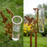 Pluviomètre Classique Jumbo avec Logo Personnalisé – Cadeau Promotionnel, Outil de Mesure Extérieur pour Jardin, Précis, Durable, Échelle Claire