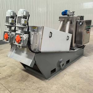 High Quality Automatic <b>Spiral</b> Squeezing Sludge Dehydrator Sludge Dewatering Machine Screw Press Dewatering Machine - Product Image 5