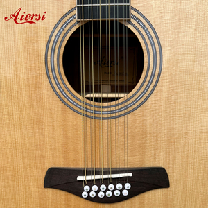 Chitarra acustica personalizzata con Pickup in palissandro 12 corde di vendita calda di marca Aiersi - Product Image 2