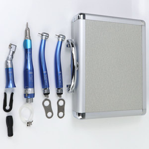 ชุดดอกสว่านทันตกรรม DN-MYF M4 DN-MYH 203C ความเร็วสูง ความเร็วต่ำ แบบเทอร์ไบน์ สีฟ้า ก้านขนาด 1/4 นิ้ว พร้อมอุปกรณ์เสริม - Product Image 3