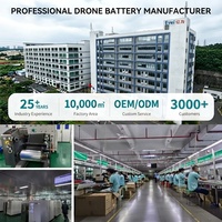 Sel Baterai Lithium 3.7v 450wh/kg Energi Tinggi Grosir 36000mAh 4C Li-ion Polymer untuk Drone FPV