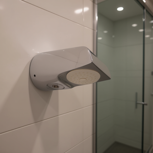 Cabezal de ducha fijo de pared antivandálico cromado - Product Image 3