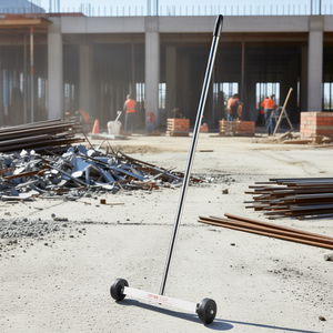 Barredora Magnética Mini Vevor de 15 Pulgadas con Mango Ajustable y Ruedas, Capacidad de 8 Libras, Maquinaria de Construcción - Product Image 2