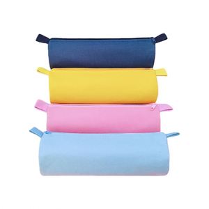 Big Capacity Pencil Case Cylindrical Pencil <b>Bag</b> Multi Colors Stationery Organizer for Kids Classroom <b>School</b> Office Supplies - Product Image 2