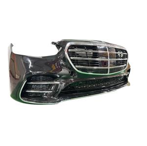 ชุดกันชนหน้าคุณภาพสูงสำหรับ <span class=keywords><strong>Mercedes</strong></span> Benz W223 S-Class <span class=keywords><strong>AMG</strong></span> Line ปี <span class=keywords><strong>2021</strong></span>-2026 พร้อมตะแกรงและชิ้นส่วนกันชน - Product Image 2