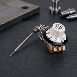 Reliable <b>Thermostat</b> 250VAC 20A 60-400°C Temperature <b>Control</b> DPST Oven Parts - Product Image 1