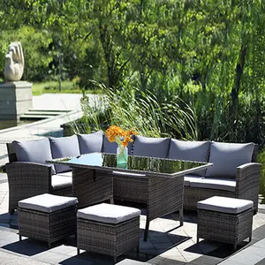 Outdoor 2021 Wholesale White Rattan Outdoor Furniture Wicker Furniture