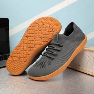 Chaussures de sport d'extérieur pour hommes à bout large, respirantes en maille, décontractées pour la marche, chaussures de travail, grandes tailles - Product Image 4