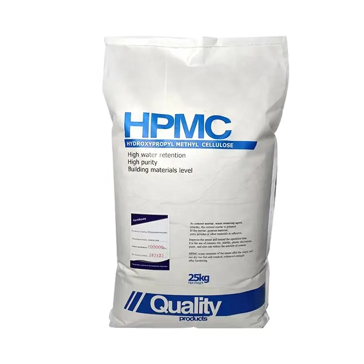Épaississeur de Cellulose méthyl hydroxypropylique Hpmc à haute viscosité pour poudre de mastic