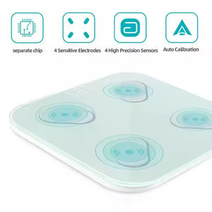 Báscula digital nueva para medir la grasa corporal, báscula doméstica para medir el contenido de agua, precisión Okok, 180 kg, funciona con pilas, báscula de regalo, tamaño grande - Product Image 2