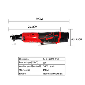 Premium Lithium Battery <strong>Ratchet</strong> <strong>Wrench</strong> 3/8 Right Angle Portable Professional Electric <strong>Wrench</strong> for Car Repair - Product Image 5