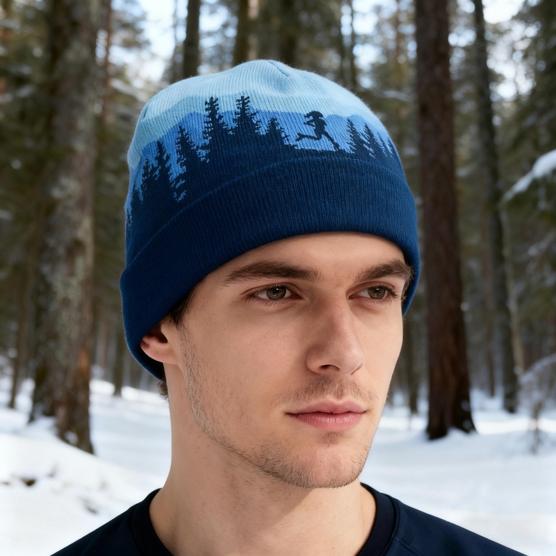 Skull Beanie Hat OEM Service Jacquard