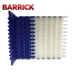 Barrick Bande transporteuse modulaire à mailles courbes avec patins à crochet, qualité alimentaire, antidérapante, pour levage - Product Image 2