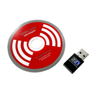 Portátil 300Mbps Mini USB WiFi adaptador interno inalámbrico LAN Dongle Ethernet receptor antena PC tarjeta de red para Wi-Fi