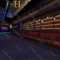 Boutiques Night Club Décoration Design Personnalisé Discothèque Lumières Plafond Dramatique Populaire Salon Meubles bar Boîte de Nuit
